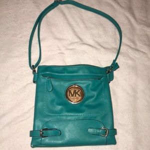 turquoise MK purse